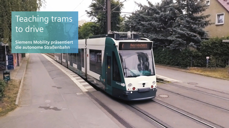 SIEMENS MOBILITY AND COOPERATION PARTNER VIP PRESENT “AUTONOMOUS TRAM IN DEPOT” RESEARCH PROJECT